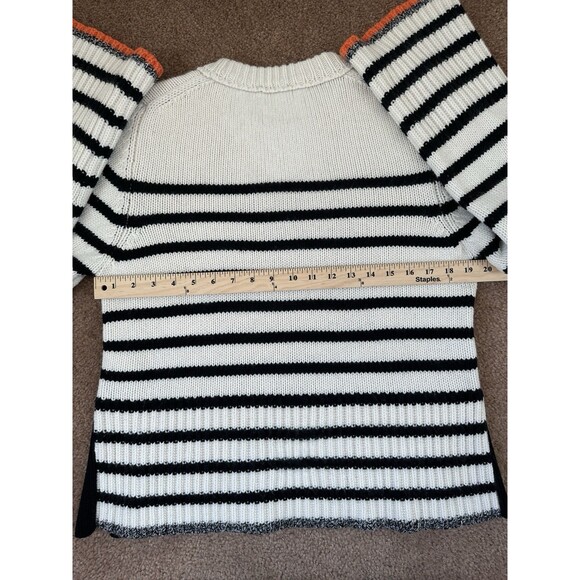 ME+EM MERINO CASHMERE BRETON STRIPE SWEATER SIZE MEDIUM RARE - Picture 2 of 15